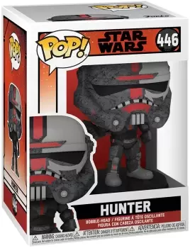 image of Star Wars The Bad Batch - Hunter Vinyl Figure 446 Funko Pop! multicolor