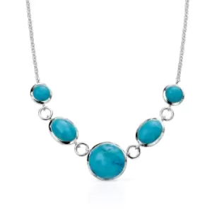 image of Aiyana Neith Silver Magnesite Statement Necklace