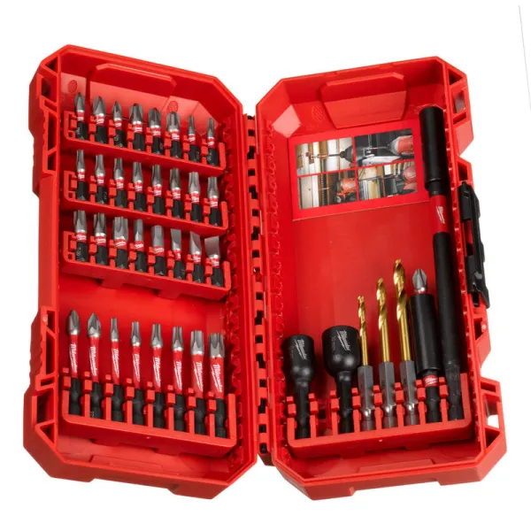 image of Milwaukee 40 Piece Shockwave Impact Screwdriver Bit Set