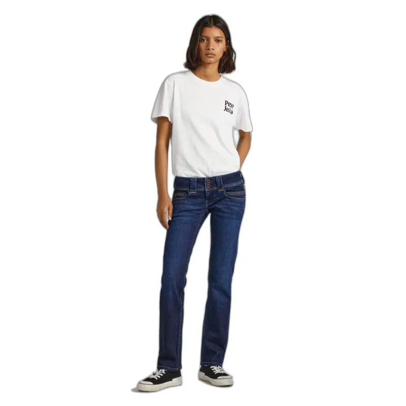 Image of Pepe Jeans Womens jeans Pepe Jeans Venus Bleu Female 24x30