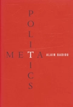 Image of Metapolitics by Alain Badiou Hardback