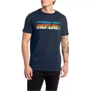 Replay Replay T-Shirt Mens - Blue