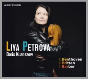 image of Liya Petrova/Boris Kusnezow Beethoven/Britten/Barber by Liya Petrova CD Album