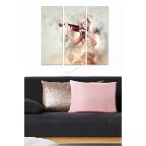 Image of MDF139307069 Multicolor Decorative MDF Painting (3 Pieces)