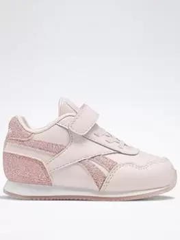 Image of Reebok Royal Classic Jog 3 Shoes, Pink, Size 3.5 Younger