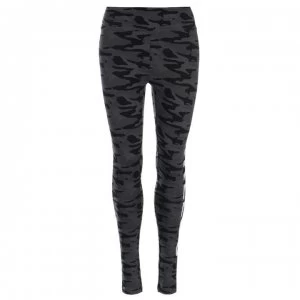 Golddigga All Over Print Leggings Ladies - Black Camo Fear