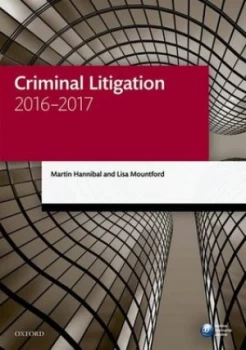 Image of Criminal Litigation by Martin Hannibal Book