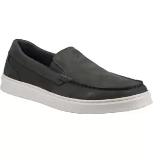 Image of Hush Puppies Mens Mount Slip On Leather Casual Shoes UK Size 10 (EU 44-45)