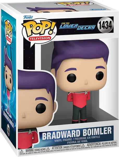 image of Star Trek Lower Decks - Bradward Boimler vinyl figurine no. 1434 Funko Pop! multicolour