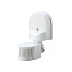 image of Wall Mounted PIR Motion Detector White MDNPIR180W