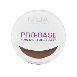 image of MUA Pro Base Matte Satin Pressed Powder - Cocoa Brown