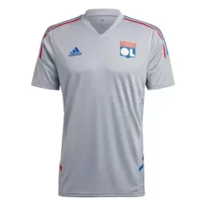 adidas Olympique Lyonnais Condivo 22 Training Jersey Mens - Grey