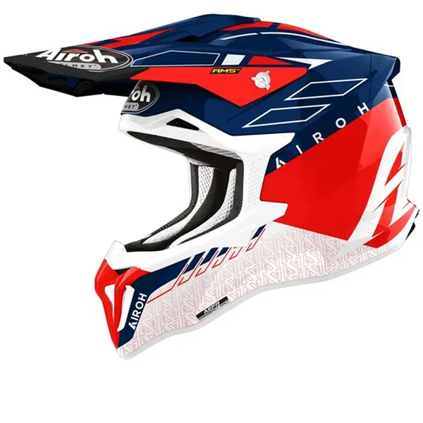 Image of Airoh Strycker Skin Red Matt Offroad Helmet S