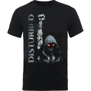 Image of Disturbed - Up Yer Military Unisex Large T-Shirt - Black