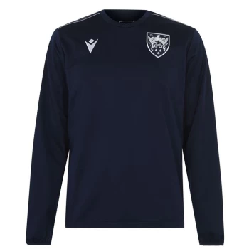 Image of Macron Saints Sweatshirt Mens - Blue
