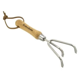 Kent & Stowe Carbon Steel Hand 3-Prong Cultivator, FSC