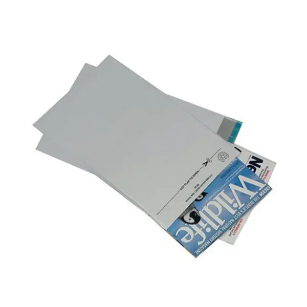 image of GoSecure GoSecure Envelope Lightweight Polythene 595x430mm Opaque (Pack of 100) PB11129 PB11129