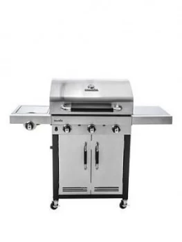 image of Char-Broil Char-Broil Advantage Series 345S - 3 Burner Gas Barbecue Grill With Tru-Infrared Technology, Stainless Steel Finish.