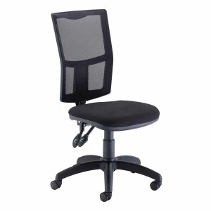 TC Office Calypso High Back Twin Lever Operator Chair with Mesh Back, Black