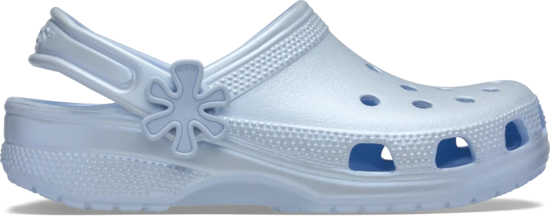 Image of Crocs Kids Classic Pearl Shine Clogs Blue Frost J5