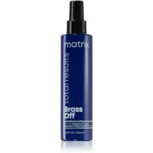 Image of Matrix Brass Off hairspray neutralising yellow tones ml