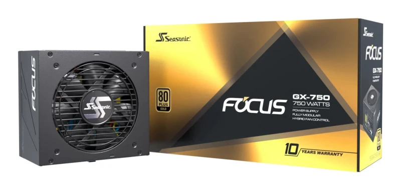 Image of Seasonic Focus GX-750 ATX 3.1 750W 80 Gold Modular Power Supply