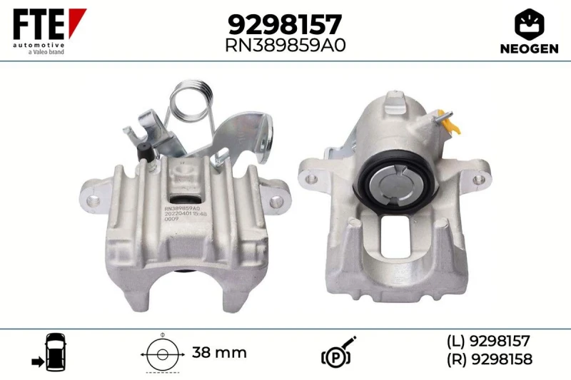 Image of Brake caliper FTE 9298157