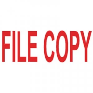 Image of Colop Green Line Word Stamp File COPY Red C144837FICO