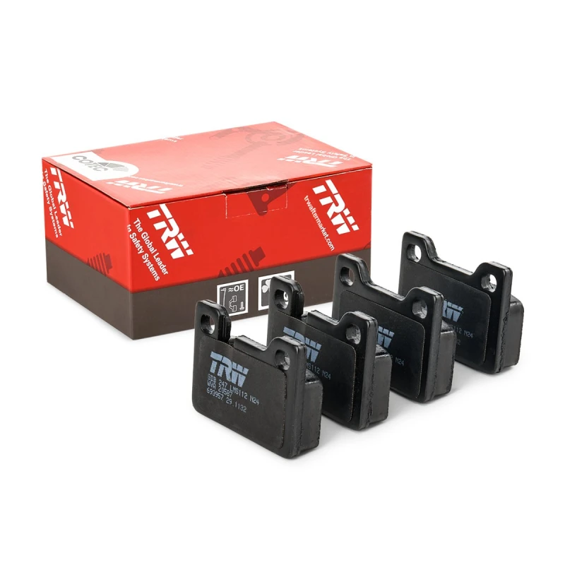 Image of TRW GDB247 Brake pad set prepared for wear warning indicator Brake Pad Set,disc brake (402)