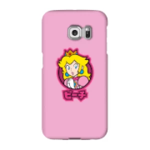 Image of Nintendo Super Mario Peach Kanji Phone Case - Samsung S6 Edge - Snap Case - Gloss