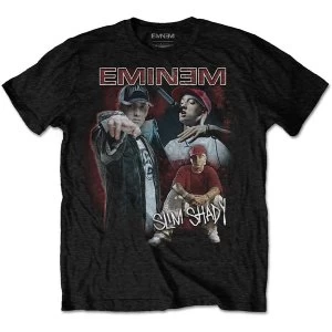 Eminem - Shady Homage Mens XX-Large T-Shirt - Black