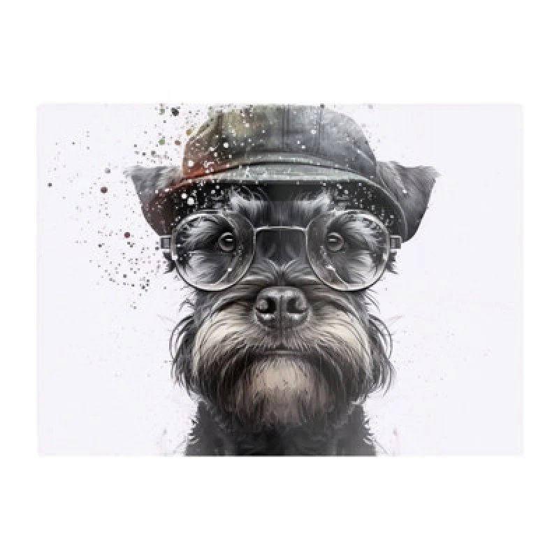 Image of Warren Reed Designer Miniature Schnauzer Dog Chopping Board