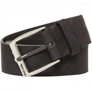 Image of Diesel B-Whys Logo Buckle Belt - Black