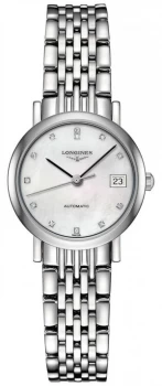 Image of Longines Elegant Collection Womens 25.5mm Swiss Watch