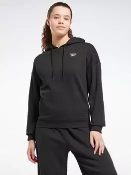 Image of Reebok Identity Fleece Hoodie, Black Size M Women