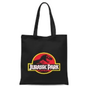 Image of Jurassic Park Logo Tote Bag - Black