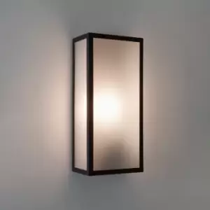 Image of Messina Outdoor Sensor Wall Lantern Black IP44, E27