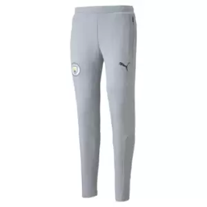 image of Puma Manchester City FC Casual Sweat Pants Mens - Grey