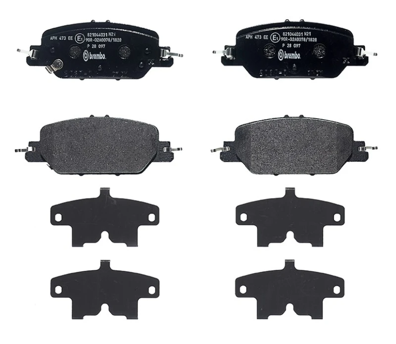 Image of BREMBO Brake pad set BREMBO P 28 097