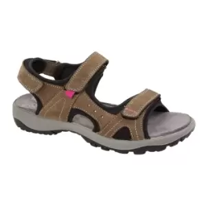 image of IMAC Womens/Ladies Nubuck Sandals (7 UK) (Brown)