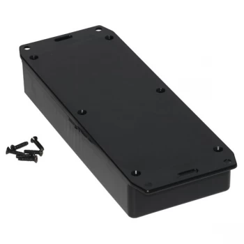 Image of Hammond 1591HSFLBK Multipurpose GPABS Enclosure Flanged Lid 165 x ...