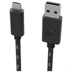 image of Snakebyte SB916281 USB cable 5m USB 2.0 USB C USB A Black Green