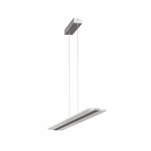 image of Ceiling Pendant Rectangular 120cm 48W LED 4000K, 3360lm, Chrome