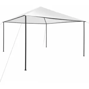 image of Gazebo 4x4x3 m White 180 g/m² Vidaxl White