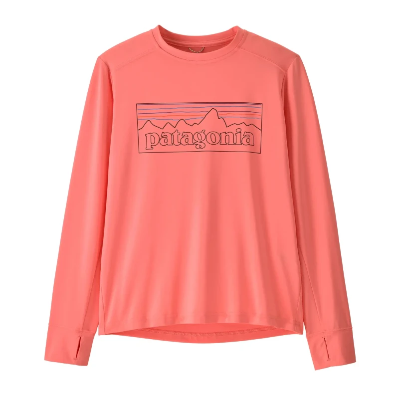 Image of Long Sleeve T-Shirt Child Patagonia Cap SW Rose Unisex 14 ans