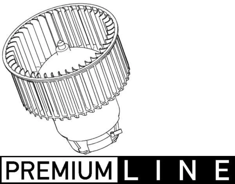 Image of Blower motor MAHLE AB 118 000P