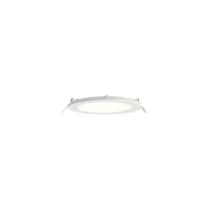 Image of Saxby Lighting - Saxby Siriodisc - Integrated LED Recessed Light Matt White, Frosted Acrylic