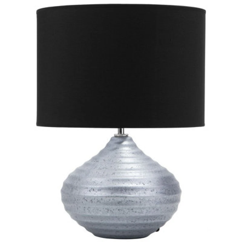Image of Beliani Table Lamp Kuban Ceramic Silver
