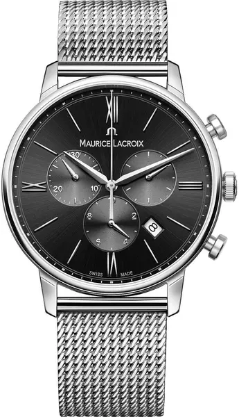 image of Maurice Lacroix Watch Eliros Chronograph Mens - Black ML-1392