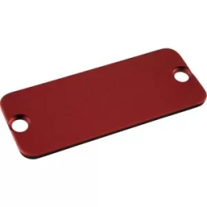 image of Hammond Electronics 1455RALRD-10 End cover (L x W) 160 mm x 30.5mm Aluminium Red 10 pc(s)